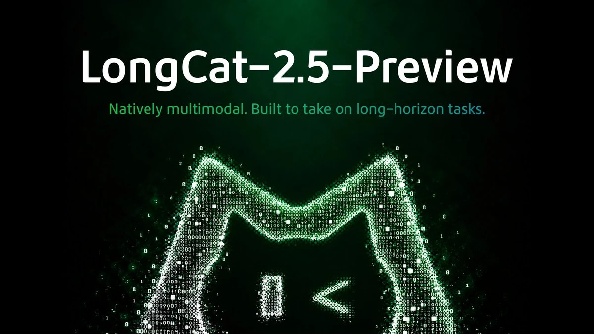 LongCat-2.5-Preview官方发布海报（来源：LongCat官方X账号）
